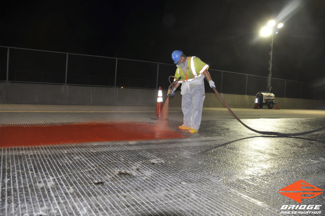 spray applied waterproofing for highway bridges