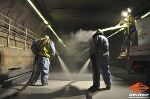 Callahan Tunnel Spray Applied Tunnel Waterproofing